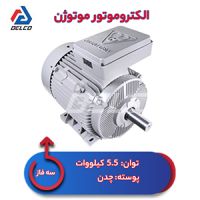 خرید الکتروموتور 5.5 پوسته چدن موتوژن [کف قیمت + گارانتی]